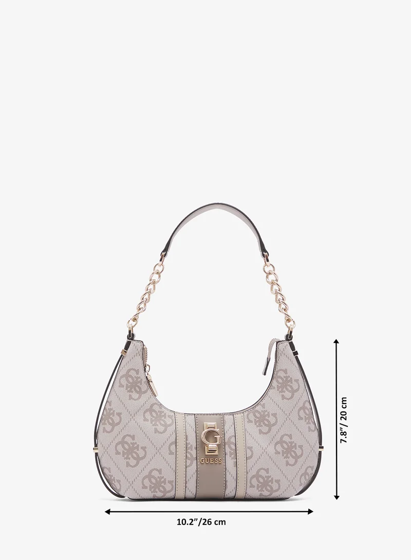 GUESS Dark Oak Erenia Shoulder Bag for Women | Best Price UAE